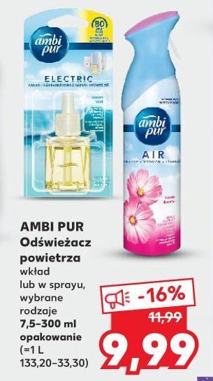 Kaufland Wkład ocean mist Ambi Pur Electric oferta