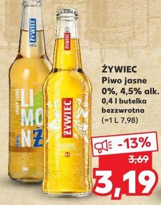 Kaufland Piwo Żywiec Jasne Lekkie Limonż oferta