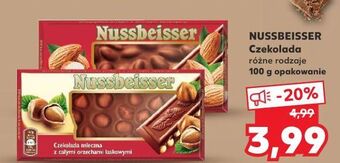 Kaufland Czekolada mleczna z całymi migdałami Alpen Gold Nussbeisser oferta