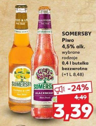 Kaufland Piwo Somersby Mango & Lime oferta