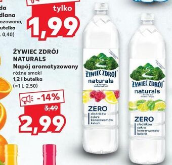 Kaufland Woda z nutą limonki i mięty zero Żywiec Zdrój Naturals oferta