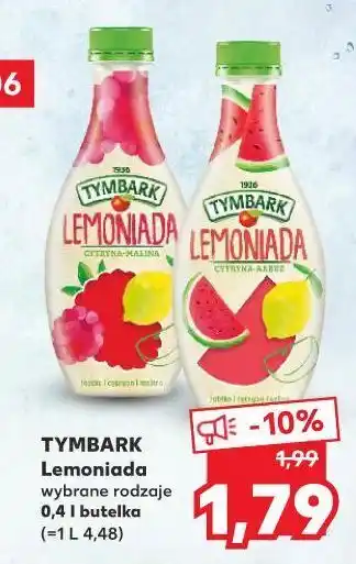 Kaufland Lemoniada cytryna i malina Tymbark oferta