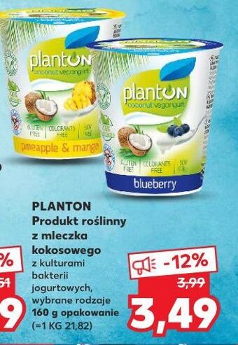 Kaufland Produkt roślinny z mleczka kokosowego blueberry Planton (Żywność) oferta