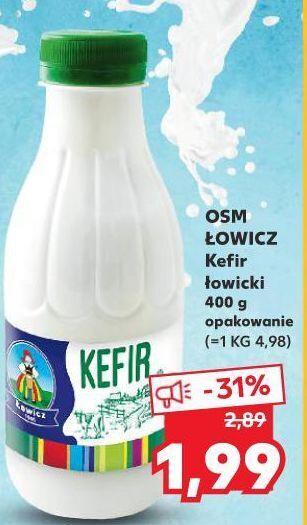 Kaufland Kefir naturalny Łowicz 1906 Łowicki oferta