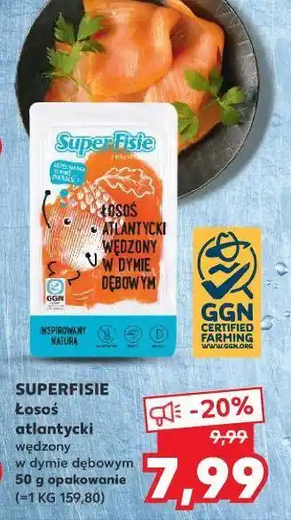 Kaufland Łosoś atlantycki wędzony w dymie dębowym Superfisie oferta