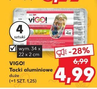Kaufland Tacki aluminiowe 34 x 22 2 cm Vigo! oferta