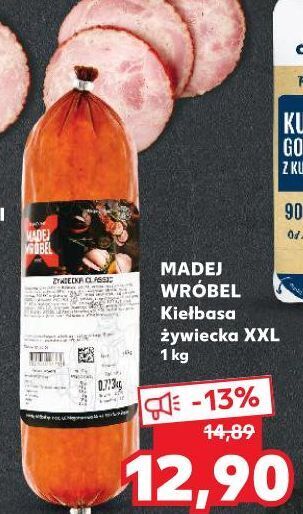 Kaufland Kiełbasa żywiecka Madej & Wróbel oferta