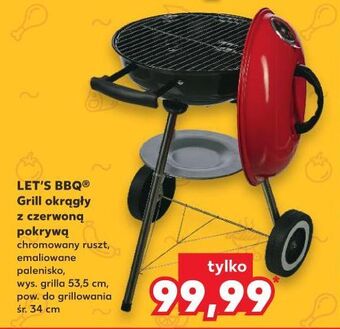 Kaufland Grill okrągły 34 cm K-Classic Let's Bbq oferta