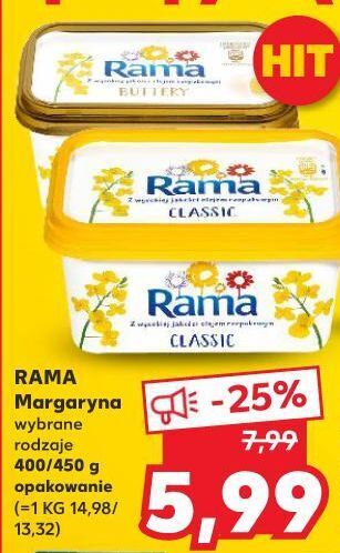 Kaufland Margaryna Rama Classic oferta