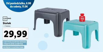 Lidl Stołek Livarno Home oferta