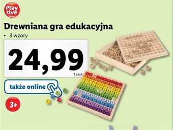 Lidl Zabawka drewniana edukacyjna Play Tive oferta