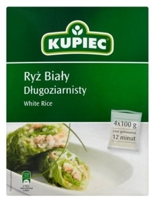 Frac Kupiec Ryż biały długoziarnisty 400 g (4 torebki) oferta