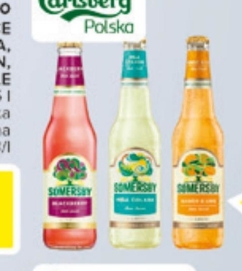 Carrefour Somersby Napój piwny o smaku truskawki i kiwi 400 ml oferta
