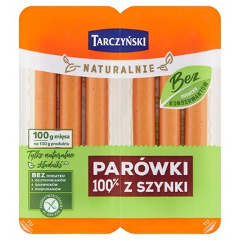 E.Leclerc Tarczyński Naturalnie Parówki 100% z szynki 200 g (2 x 100 g) oferta