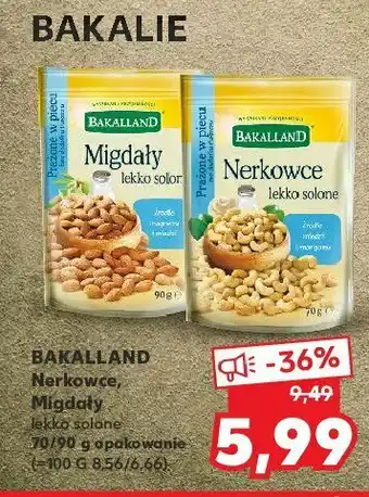 Kaufland Migdały lekko solone 1 SZT 90 G oferta