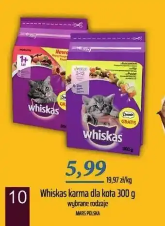 Społem Whiskas karma dla kota 300g oferta