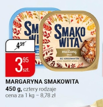bi1 Smakowita Margaryna maślany smak 450 g oferta