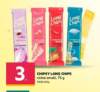 Dealz Chipsy sól i ocet Long Chips oferta