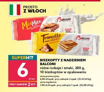 Dealz Ciastka mix max z kremem kakaowym Balconi oferta
