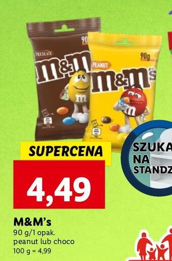 Lidl Draże orzechowe M&M's oferta