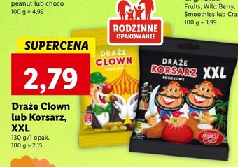 Lidl Draże clown Skawa oferta