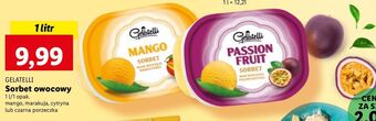 Lidl Sorbet black currant Gelatelli oferta