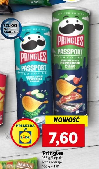 Lidl Chipsy passport greek style tzatziki Pringles oferta