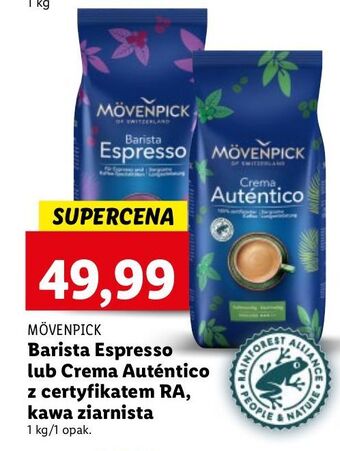 Lidl Kawa Movenpick Barista Espresso oferta