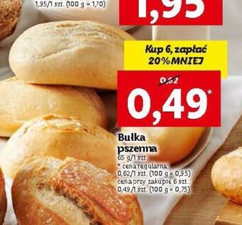 Lidl Bułka pszenna oferta