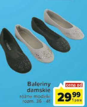 Carrefour Baleriny damskie 36-41 oferta