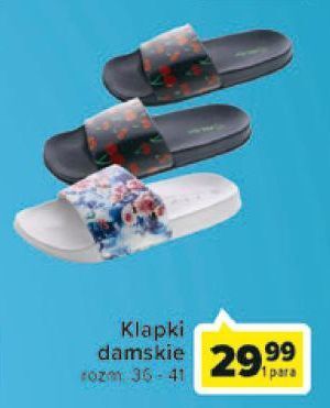 Carrefour Klapki damskie 36-41 oferta