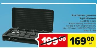 Carrefour Kuchenka gazowa 2 palniki Luxpol oferta