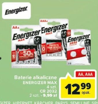 Carrefour Baterie cr2032 Energizer oferta