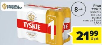 Carrefour Piwo Tyskie Gronie oferta