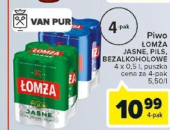 Carrefour Piwo Łomża 0.0% oferta