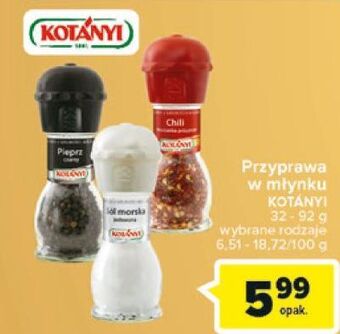 Carrefour Młynek chili mieszanka przypraw Kotanyi oferta