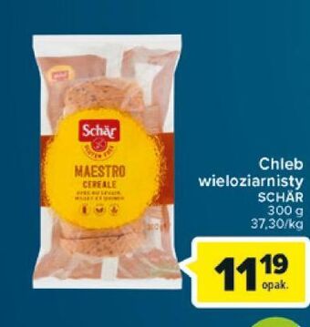 Carrefour Pieczywo wieloziarniste bezglutenowe maestro cereale Schar oferta