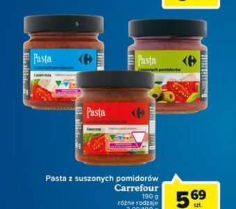 Carrefour Pasta z suszonych pomidorów i serem Carrefour oferta