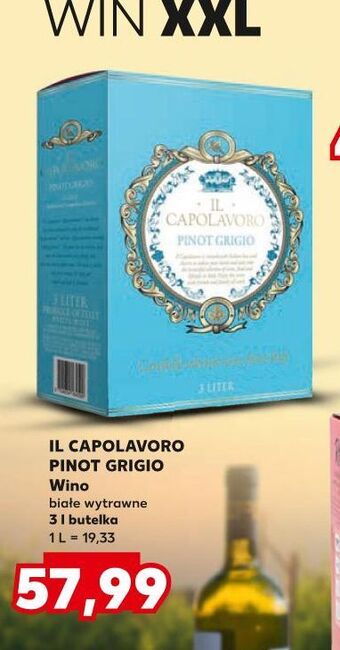 Kaufland Wino Il Capolavoro Pinot Grigio oferta