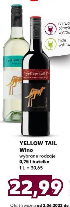 Kaufland Wino Yellow Tail Moscato oferta