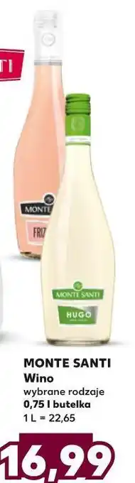 Kaufland Wino Monte Santi Frizzante Rose oferta