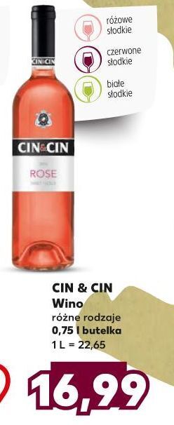 Kaufland Wino Cin&Cin Bianco oferta