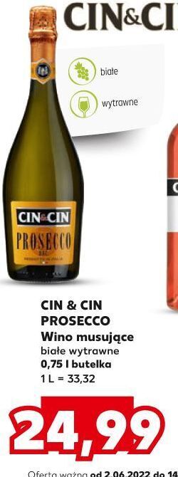 Kaufland Wino Cin&Cin Prosecco oferta
