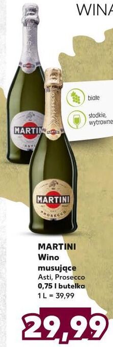 Kaufland Wino Martini Asti oferta