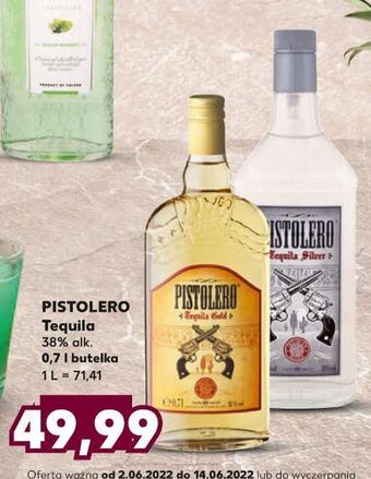 Kaufland Tequila Pistolero Gold oferta
