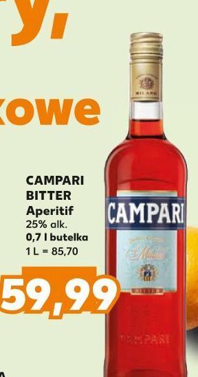 Kaufland Likier Campari Bitter oferta