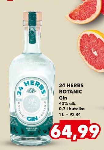 Kaufland Gin 24 Herbs Botanic oferta