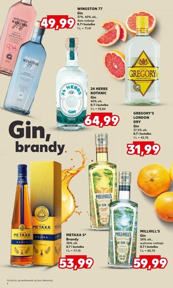Kaufland Gin Wingston 77 London Dry oferta