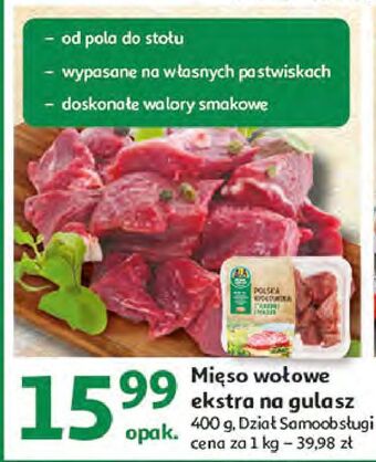 Auchan Mięso na gulasz wołowe Auchan Pewni Dobrego oferta