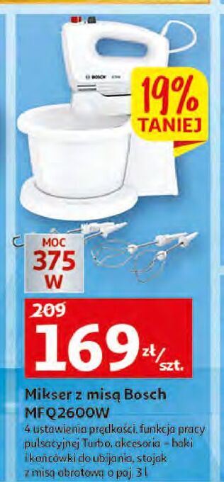 Auchan Mikser mfq2600w Bosch oferta